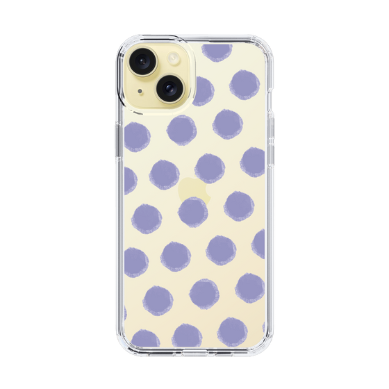 Slim Protection Case［ Original - Favorite Color Polka Dots - Purple ］