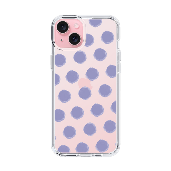 Slim Protection Case［ Original - Favorite Color Polka Dots - Purple ］