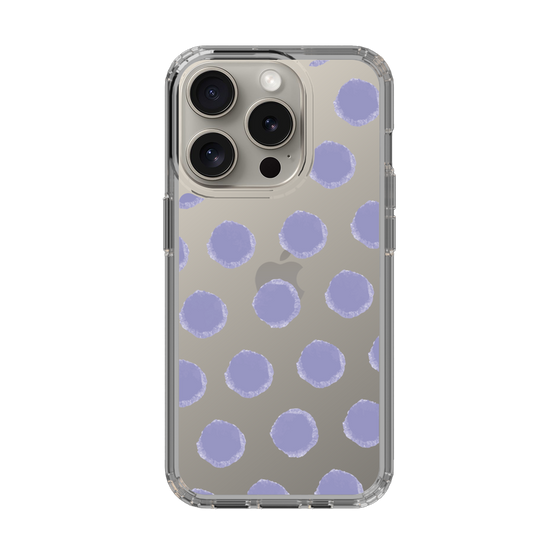 Slim Protection Case［ Original - Favorite Color Polka Dots - Purple ］