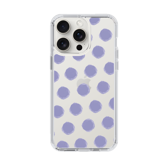 Slim Protection Case［ Original - Favorite Color Polka Dots - Purple ］