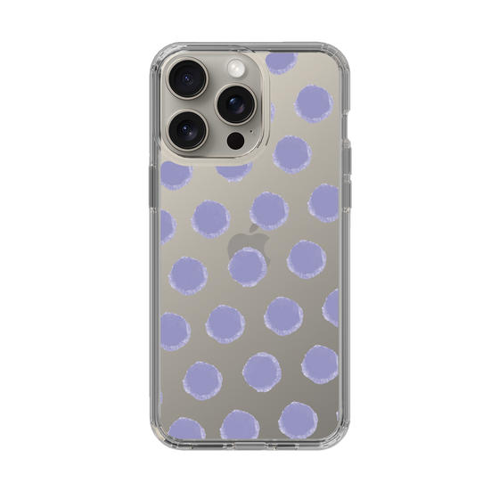 Slim Protection Case［ Original - Favorite Color Polka Dots - Purple ］