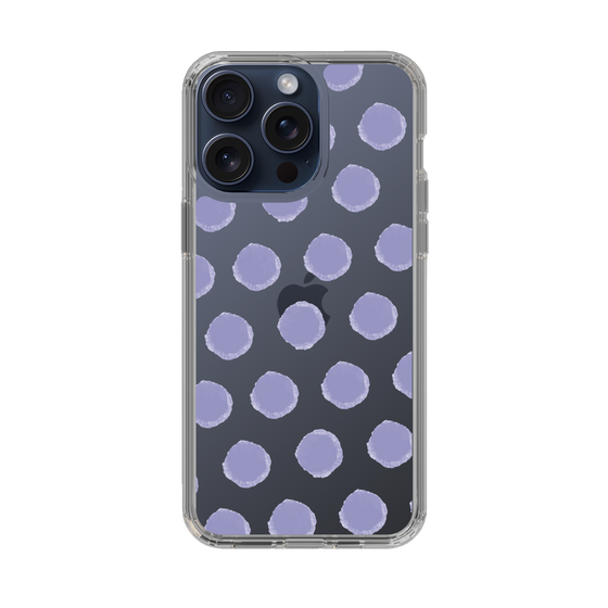 Slim Protection Case［ Original - Favorite Color Polka Dots - Purple ］