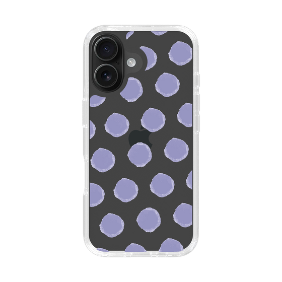 Slim Protection Case［ Original - Favorite Color Polka Dots - Purple ］