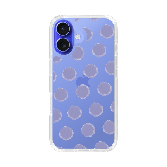 Slim Protection Case［ Original - Favorite Color Polka Dots - Purple ］