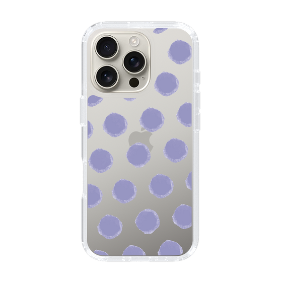 Slim Protection Case［ Original - Favorite Color Polka Dots - Purple ］