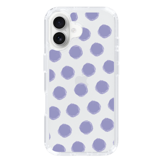 Slim Protection Case［ Original - Favorite Color Polka Dots - Purple ］