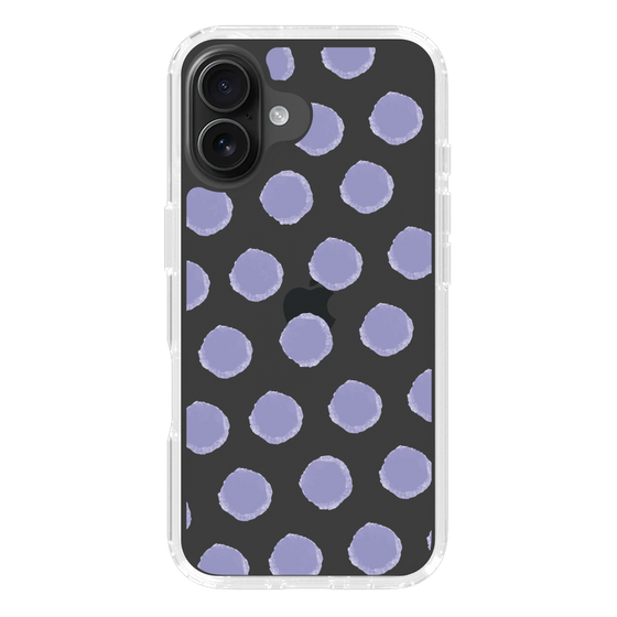 Slim Protection Case［ Original - Favorite Color Polka Dots - Purple ］