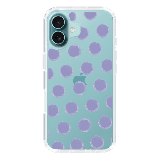 Slim Protection Case［ Original - Favorite Color Polka Dots - Purple ］