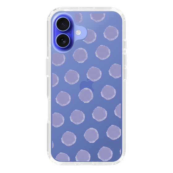 Slim Protection Case［ Original - Favorite Color Polka Dots - Purple ］
