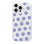 Slim Protection Case［ Original - Favorite Color Polka Dots - Purple ］