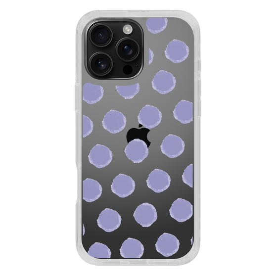 Slim Protection Case［ Original - Favorite Color Polka Dots - Purple ］