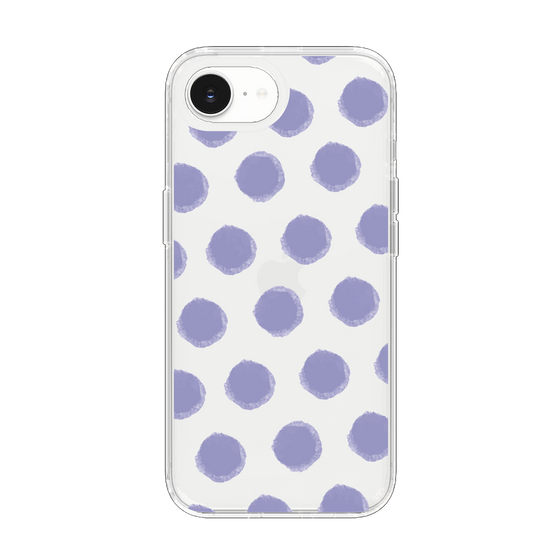 Slim Protection Case［ Original - Favorite Color Polka Dots - Purple ］