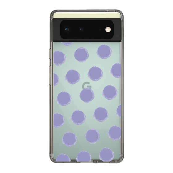 Slim Protection Case［ Original - Favorite Color Polka Dots - Purple ］