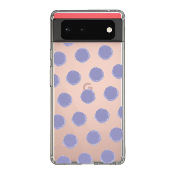 Slim Protection Case［ Original - Favorite Color Polka Dots - Purple ］