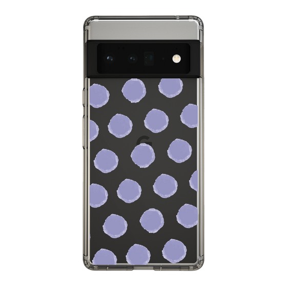 Slim Protection Case［ Original - Favorite Color Polka Dots - Purple ］