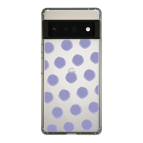 Slim Protection Case［ Original - Favorite Color Polka Dots - Purple ］
