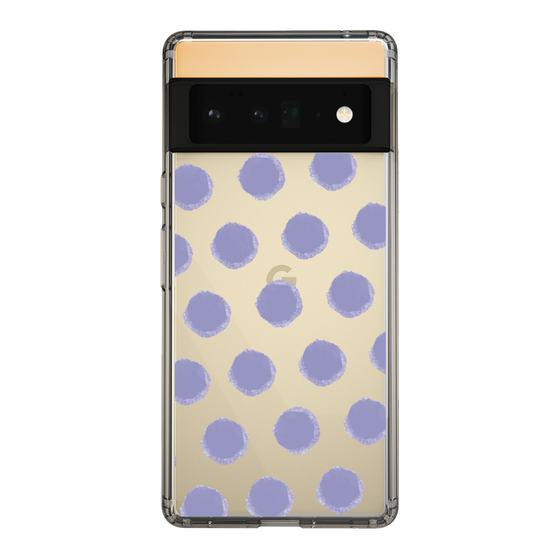 Slim Protection Case［ Original - Favorite Color Polka Dots - Purple ］