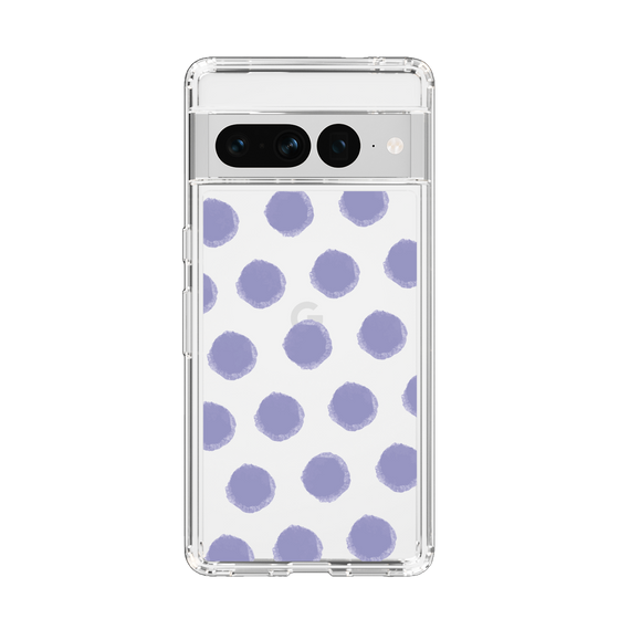 Slim Protection Case［ Original - Favorite Color Polka Dots - Purple ］