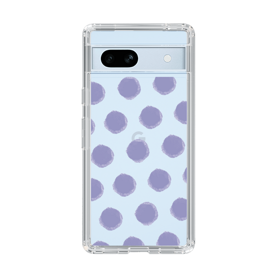 Slim Protection Case［ Original - Favorite Color Polka Dots - Purple ］