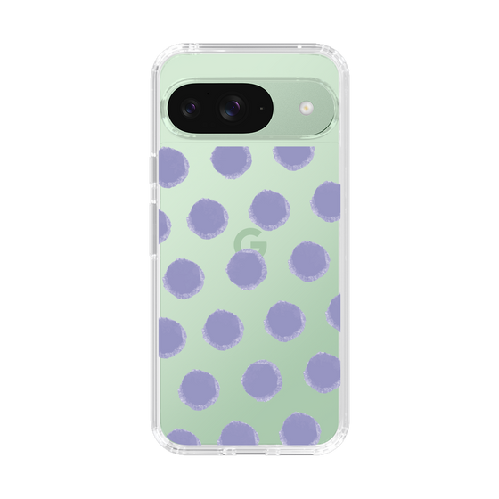 Slim Protection Case［ Original - Favorite Color Polka Dots - Purple ］