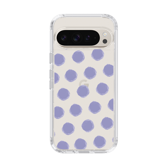 Slim Protection Case［ Original - Favorite Color Polka Dots - Purple ］