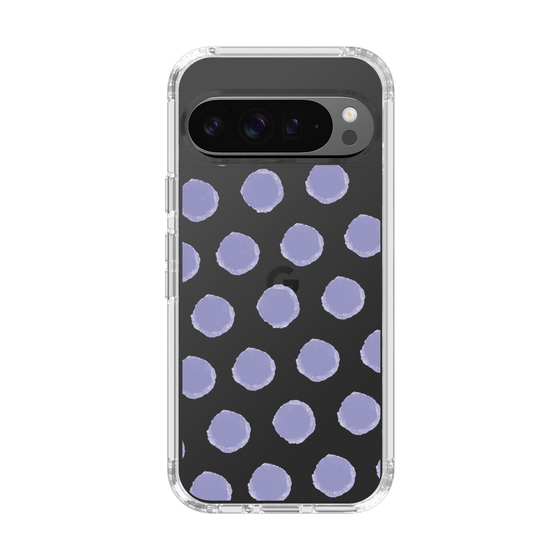Slim Protection Case［ Original - Favorite Color Polka Dots - Purple ］