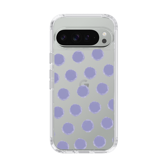 Slim Protection Case［ Original - Favorite Color Polka Dots - Purple ］