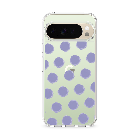 Slim Protection Case［ Original - Favorite Color Polka Dots - Purple ］