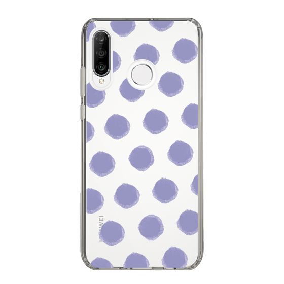 Slim Protection Case［ Original - Favorite Color Polka Dots - Purple ］