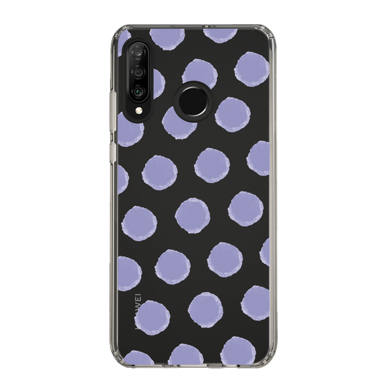 Slim Protection Case［ Original - Favorite Color Polka Dots - Purple ］