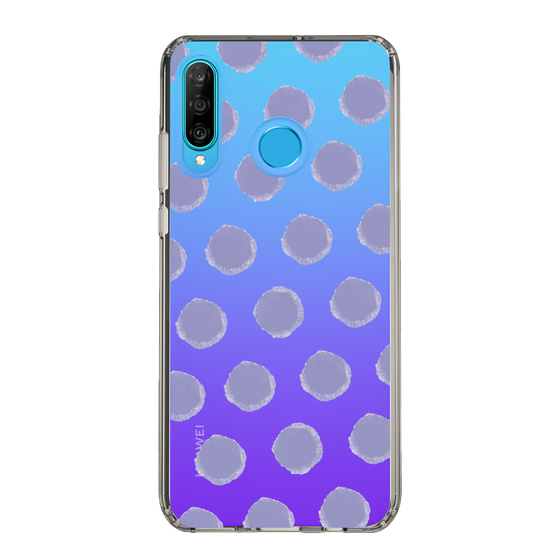 Slim Protection Case［ Original - Favorite Color Polka Dots - Purple ］