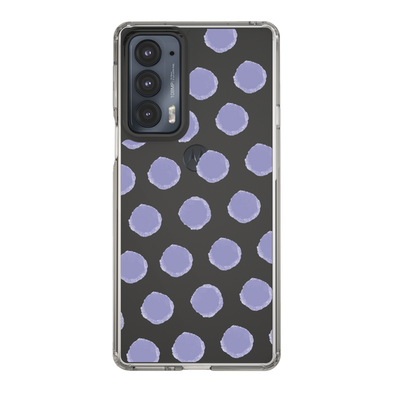Slim Protection Case［ Original - Favorite Color Polka Dots - Purple ］