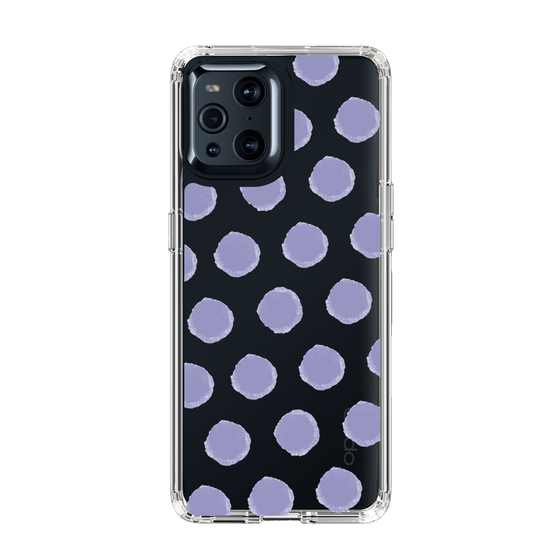 Slim Protection Case［ Original - Favorite Color Polka Dots - Purple ］