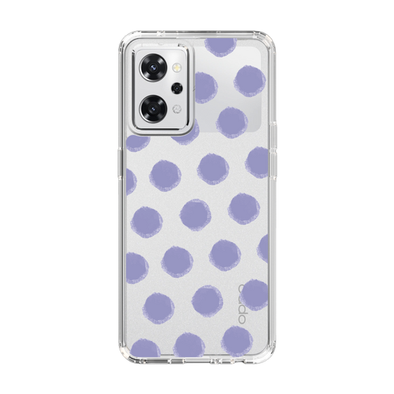 Slim Protection Case［ オリジナル - 推し色水玉 - Purple ］