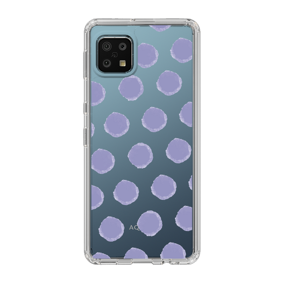Slim Protection Case［ Original - Favorite Color Polka Dots - Purple ］