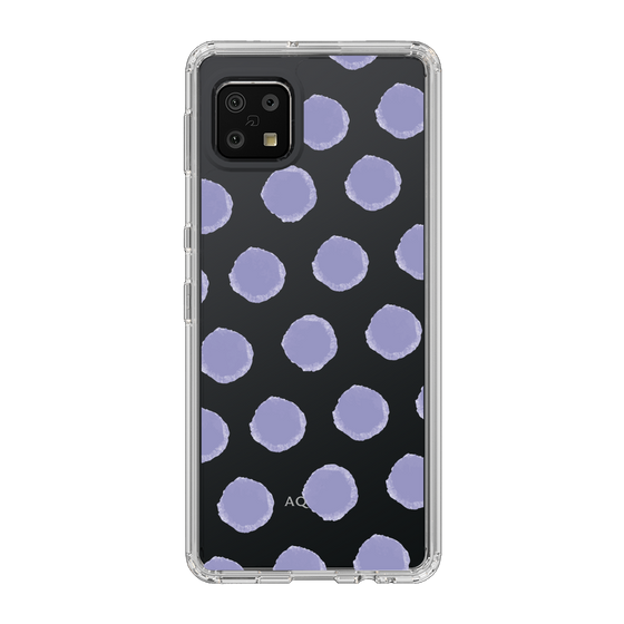 Slim Protection Case［ Original - Favorite Color Polka Dots - Purple ］