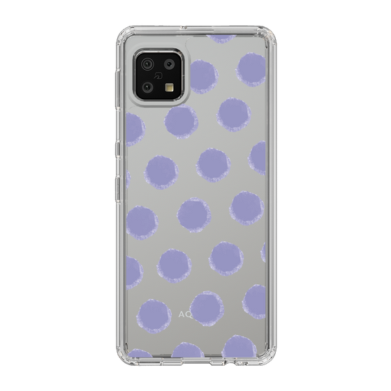 Slim Protection Case［ Original - Favorite Color Polka Dots - Purple ］