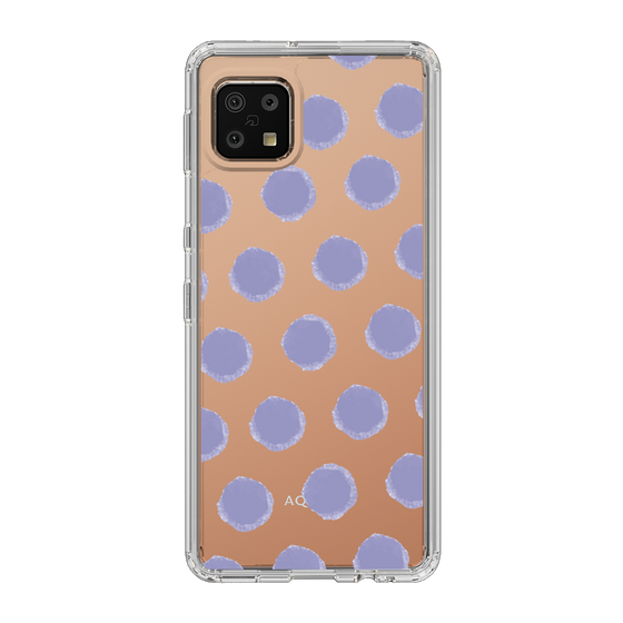 Slim Protection Case［ Original - Favorite Color Polka Dots - Purple ］