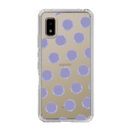 Slim Protection Case［ Original - Favorite Color Polka Dots - Purple ］
