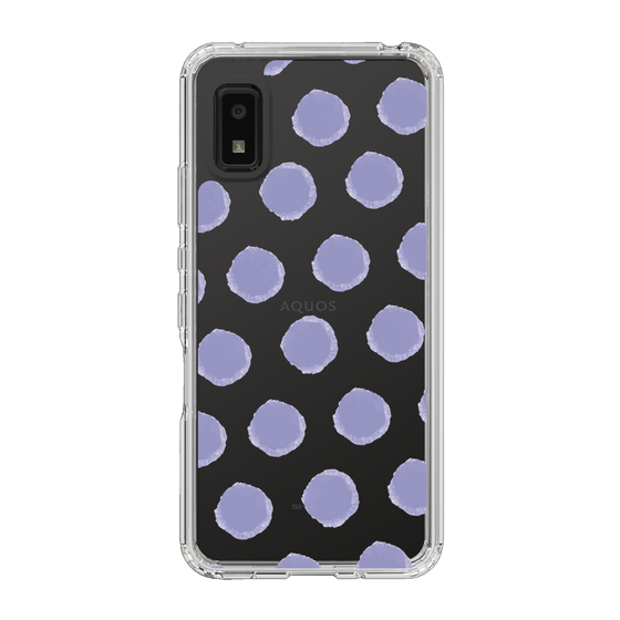 Slim Protection Case［ Original - Favorite Color Polka Dots - Purple ］