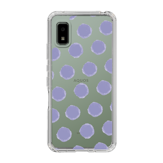 Slim Protection Case［ Original - Favorite Color Polka Dots - Purple ］