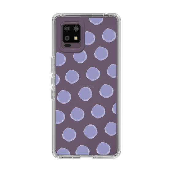 Slim Protection Case［ Original - Favorite Color Polka Dots - Purple ］