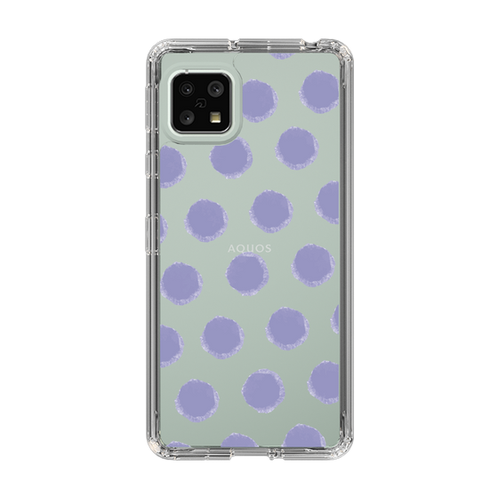 Slim Protection Case［ Original - Favorite Color Polka Dots - Purple ］