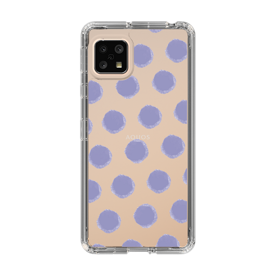 Slim Protection Case［ Original - Favorite Color Polka Dots - Purple ］
