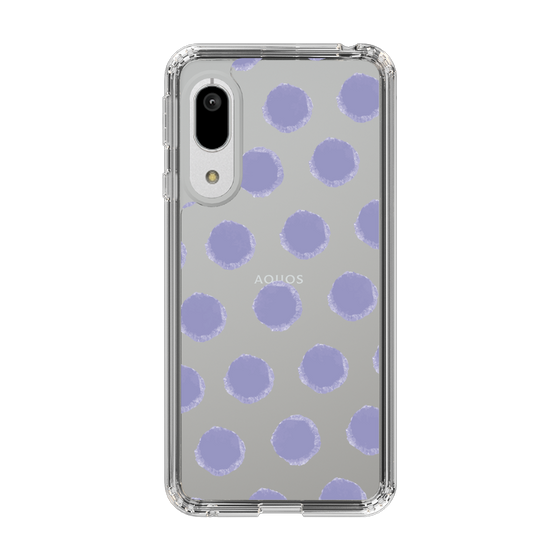 Slim Protection Case［ Original - Favorite Color Polka Dots - Purple ］