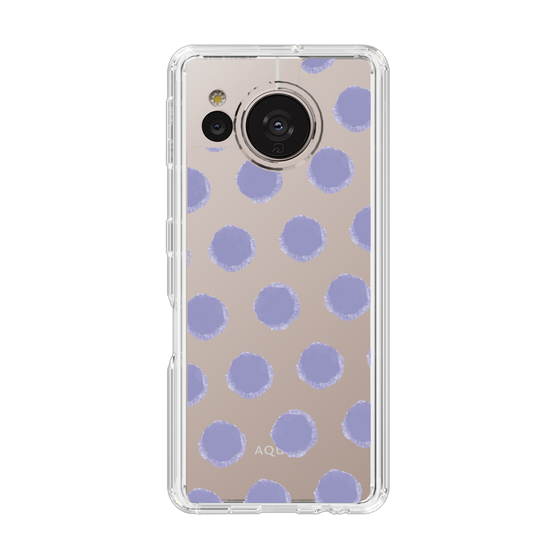 Slim Protection Case［ Original - Favorite Color Polka Dots - Purple ］