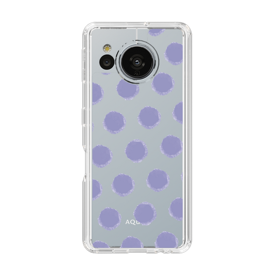Slim Protection Case［ Original - Favorite Color Polka Dots - Purple ］