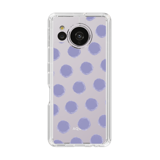 Slim Protection Case［ Original - Favorite Color Polka Dots - Purple ］