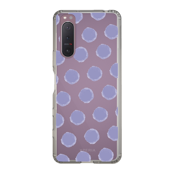 Slim Protection Case［ Original - Favorite Color Polka Dots - Purple ］