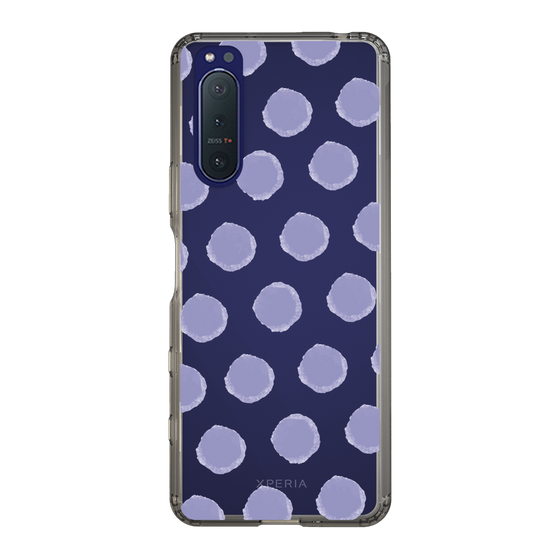 Slim Protection Case［ Original - Favorite Color Polka Dots - Purple ］